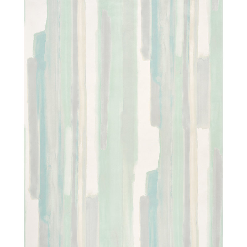 Papier peint aquarelle Schumacher x Miles Redd, Céladon