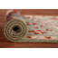 Tapis vert traditionnel à motif géométrique vert 3 x 8