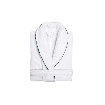 Portobello 100% Cotton Terry Cloth Gender Neutral Mid-Calf Bathrobe with Pockets and Hood for Kids