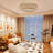 Bamboo Flush Mount Ceiling Light Fixture