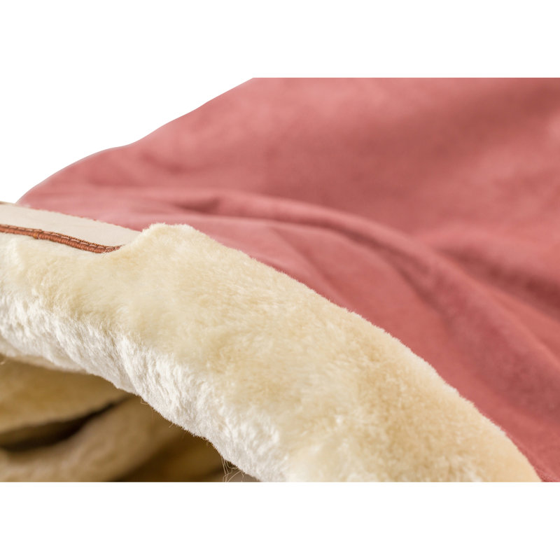Lit pour chat spécialisé, Rouge indien et beige