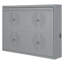 Lit escamotable double pleine grandeur, gris-588555525-588555530