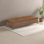 Rectangular solid wood storage coffee table