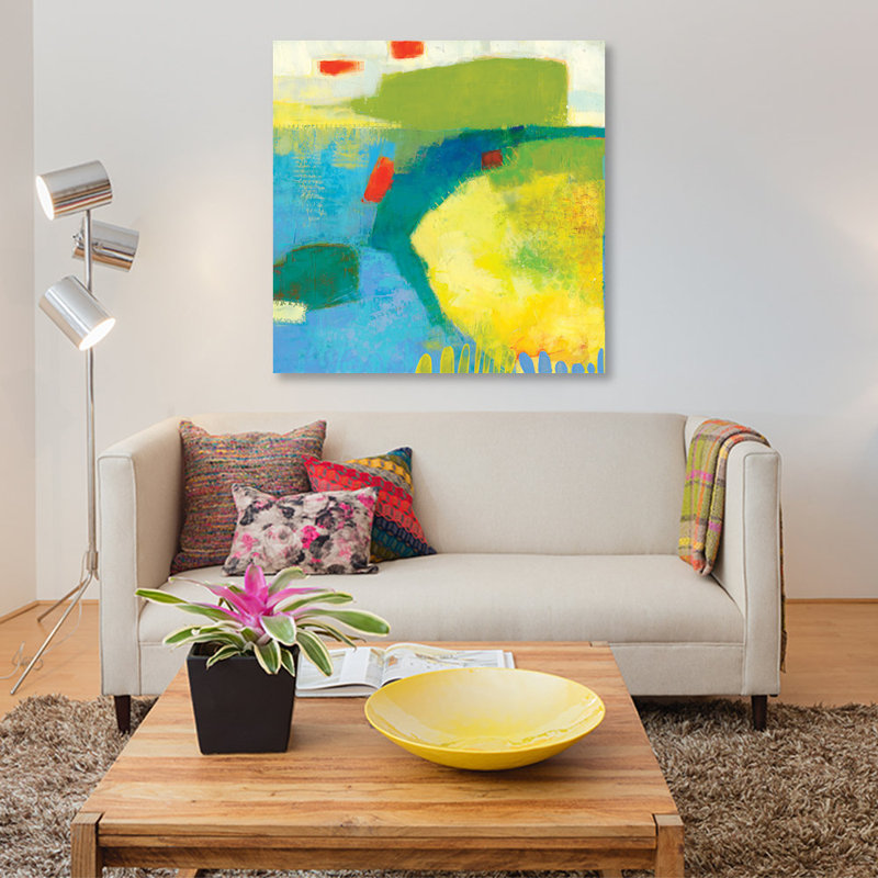 « keswick iv », impression sur toile, H 18 po x l 18 po x P 1,5 po, Pas de tapis, Toile tendue
