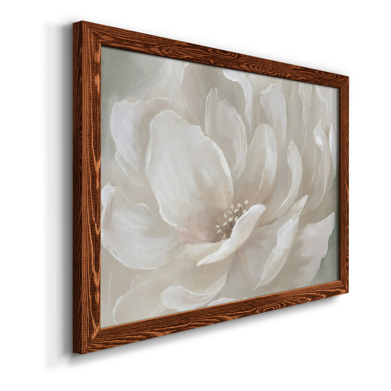 Pêche parfaite - Peinture sur toile encadrée, Toile avec cadre érable, H 37,5 po x l 27,5 po x P 1,5 po
