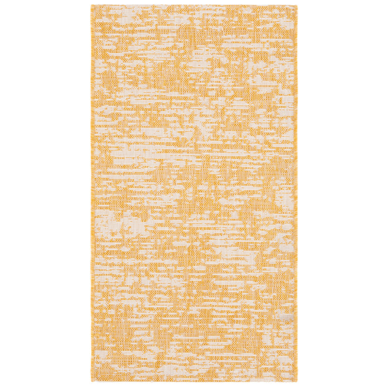 Tapis d'intérieur / extérieur à motif abstrait Mascorro, Rectangle 2 pi x 3 pi 7 po