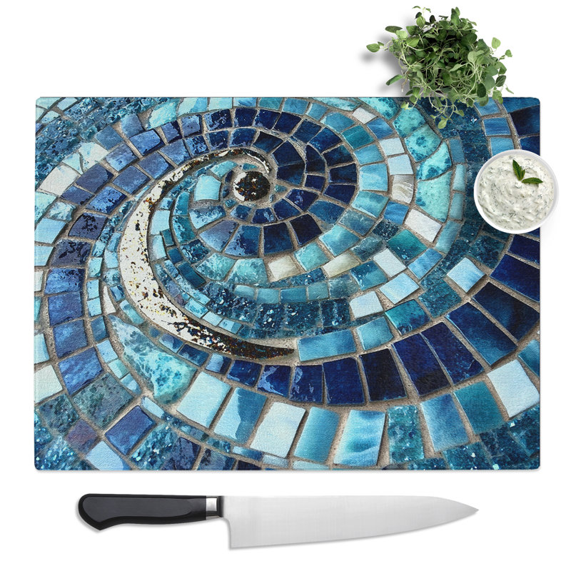 Mosaic Tiles Vol.2  Glass Chopping Board