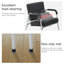 Fauteuil inclinable manuel en similicuir de 22 po de largeur Charlas