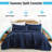HLC.ME Weston - 3 Piece Quilt Set, Lightweight Bedspread Coverlet Set-105933762-105933759