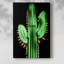 Cactus néon - Cavas enveloppés de galerie-741616715