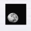«Black and White Moonrise», impression sur toile
