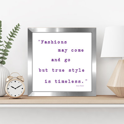 « true style », art textuel encadré