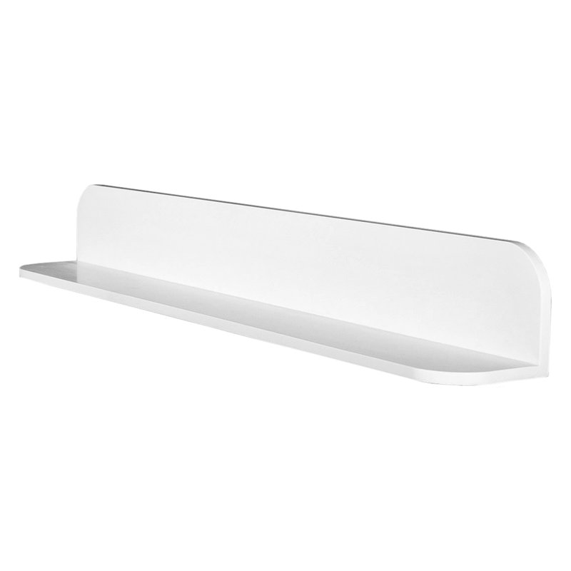 Karn Metal Floating Shelf, Chrome