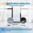 JS 60'' - W x 76'' H Single Sliding Shower Door Semi-Frameless Shower Door with 5/16" (8mm) Glass Explosion-Proof Film, Nano Easy-Clean Coating Glass 304 Stainless Steel Hardware-90674055
