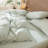 MooMee Striped Duvet Cover Set 100% Washed Cotton Linen Like Textured-122443884-112681252