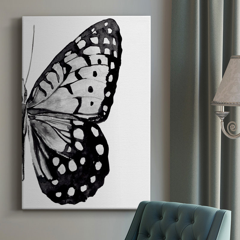 Ailes monochromes I - impression sur toile tendue, H 48 po x l 32 po x P 1,5 po
