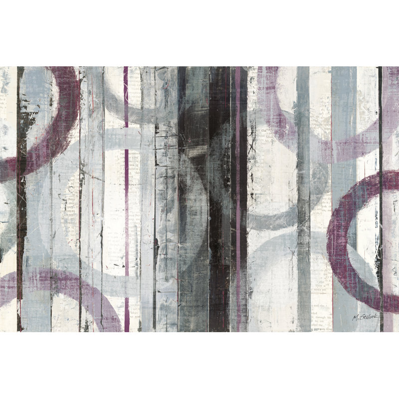 Plum Zephyr Crop - Print, 32" H x 48" W x 1.25" D, Yes, White Framed Print