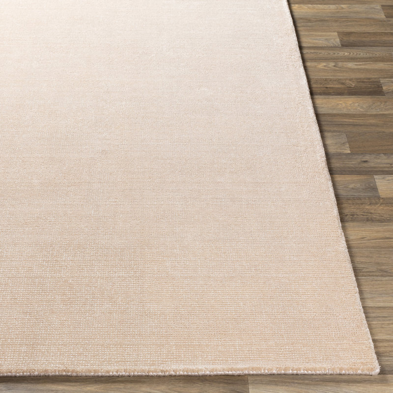 Tapis pêche touffeté et fabriqué à la main Cusick, Rectangle 9 pi x 12 pi