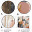 Marbre doux formes et lignes marbrées I - Décoration murale abstraite en métal marbré-1368783998