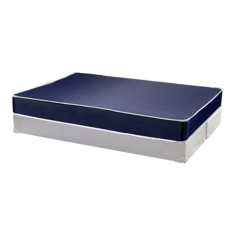 Matelas hybride en vinyle Killen, Très grand, Profil bas (4 po)