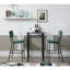 Desousa Upholstered Counter Stool with Metal Frame-398841764