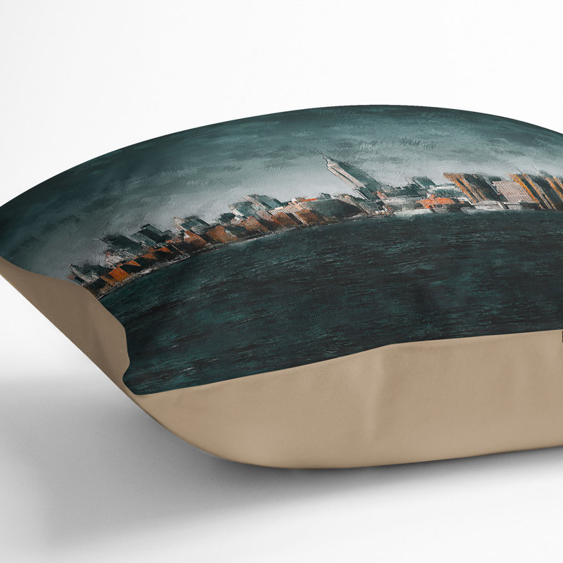 Square Throw Cushion, Stone, 55cm H x 55cm W x 20cm D