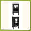 Armoire de salle de bain de style français 18 po avec rangement, solution pour petit espace avec lavabo en céramique, tablette réglable-86520549