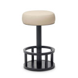Drake Swivel Upholstered Counter Stool with Metal Frame