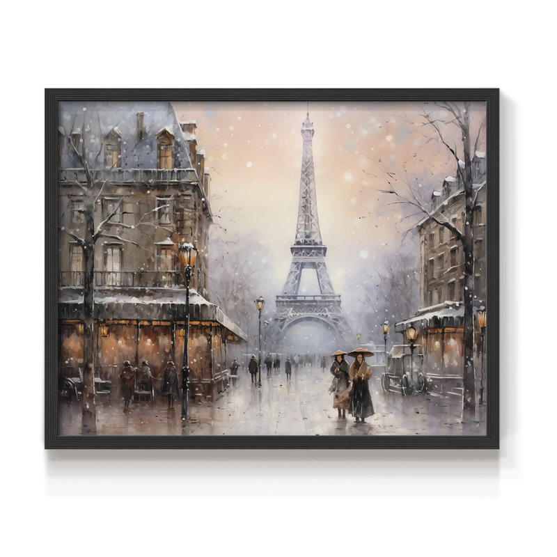 Chirstmas Art-CCCX -Framed Print - Restickable, H 11 po x l 14 po, Noir, noir, noir, noir