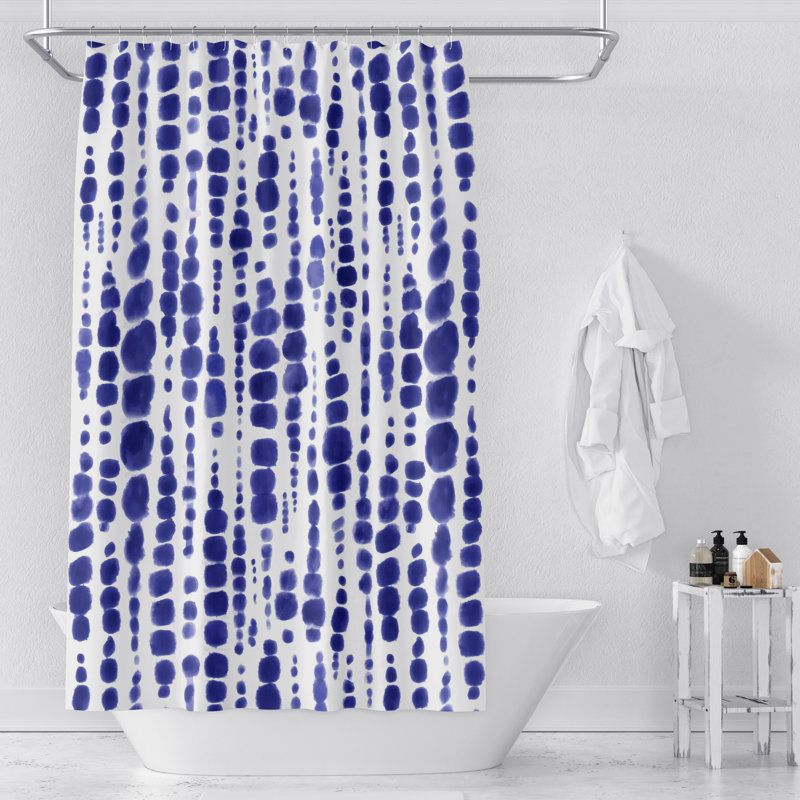 Rideau de douche simple, 83 po x 70 po
