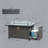 Fire Pit Table With Glass Wind Guard