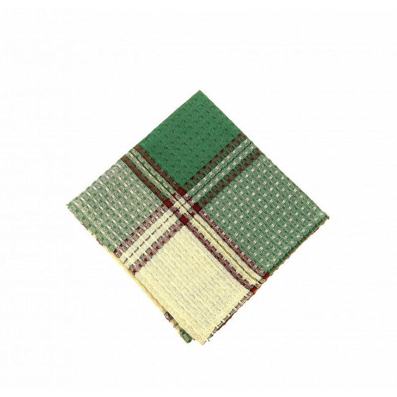 Cotton Checkered Waffle Dish Cloth Kitchen Towel