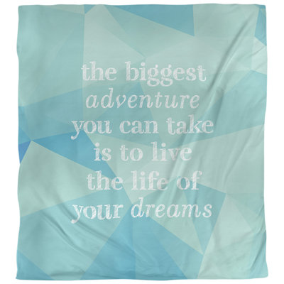 Housse de couette The Bigeste Adventure Quote