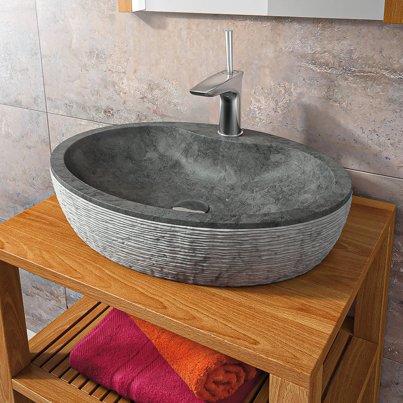 21.65'' L Bathroom Sink, Black