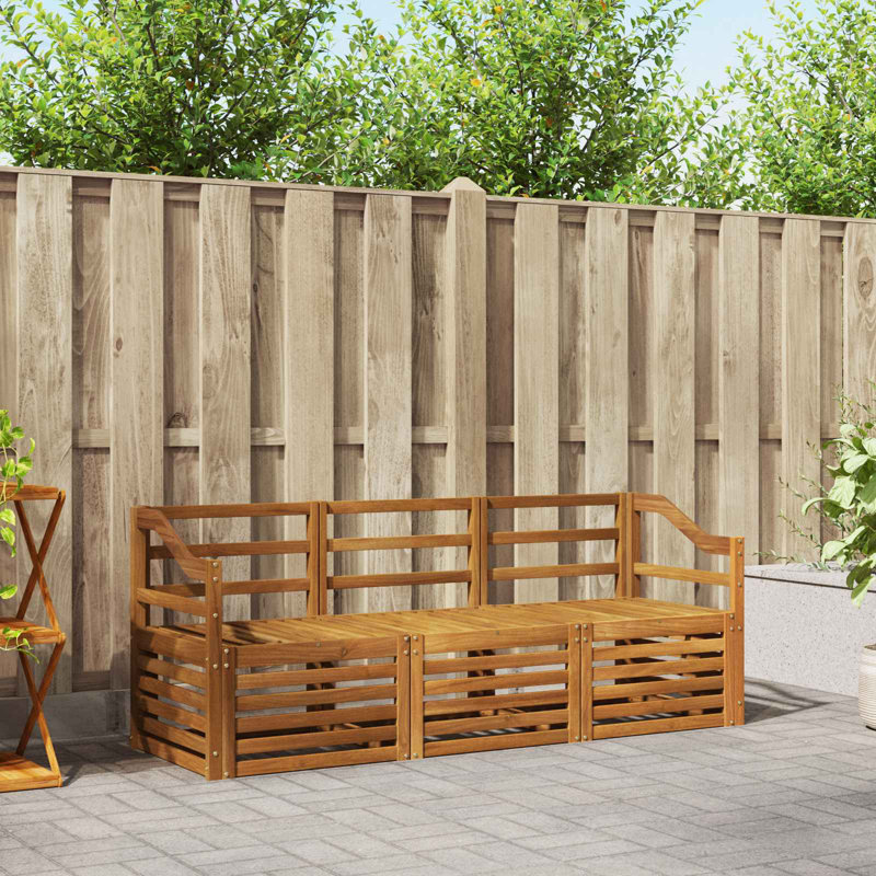 185.5cm Wide Patio Sectional Set