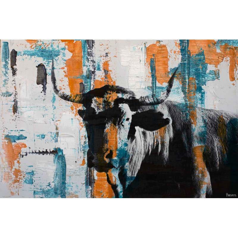 Parvez Taj - Wrapped Canvas Painting, 101cm H x 152cm W