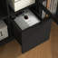 MDF Painted Cabinet With Glass Doors And Drawer-2085937330