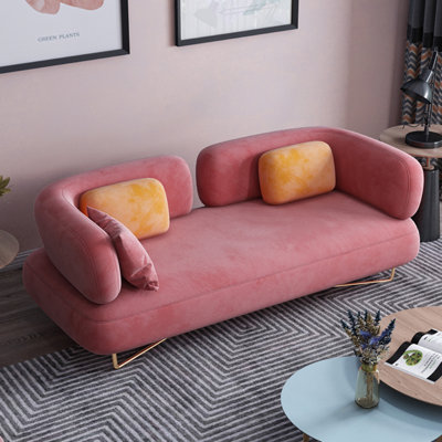 Modern Minimalist Flannel Sofa
