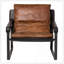 Fauteuil club, cuir fleur, brun-132759678-132759681