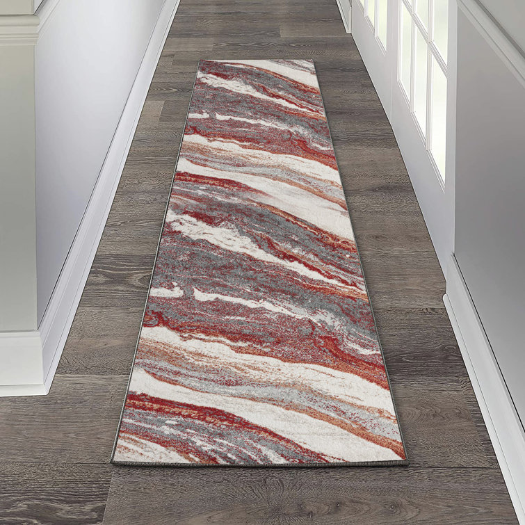 Alayana Marble Abstract Area Rug