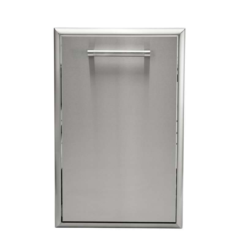 Coyoute Outdoor 18" Front To Back Trash Recycle Combo