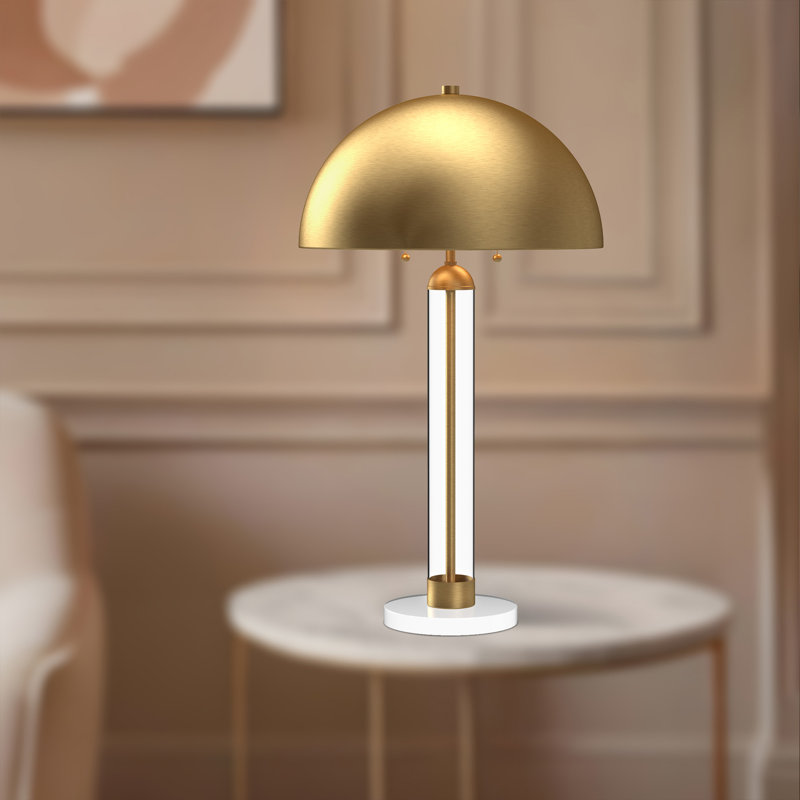 Margaux Table Lamp, Brushed Gold