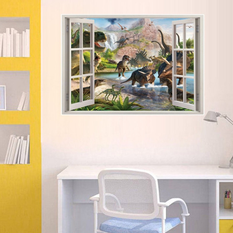 Autocollant mural 3D pour aquarelle 3D