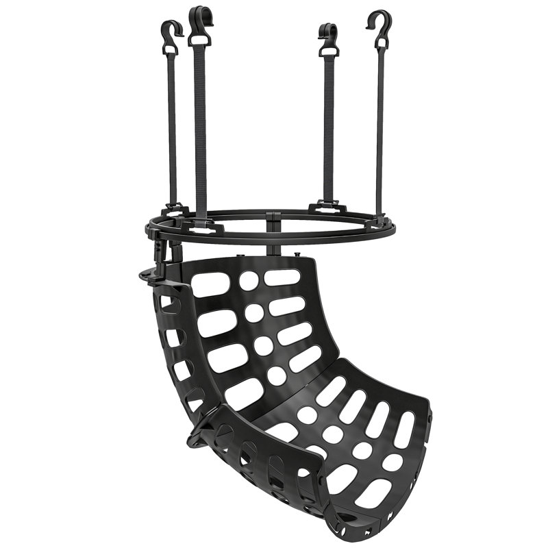 Basketball rebondisseur avec chute de retour rotative à 360 °, noir