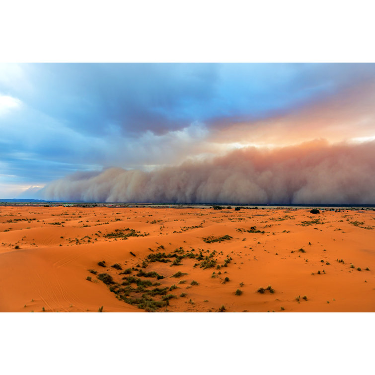 Sandstorm In Morocco by Pavliha - No Frame Art Prints on Canvas