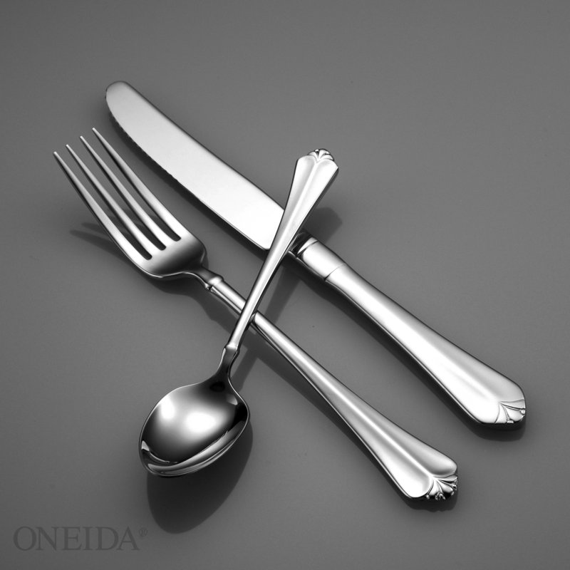 Elegant Stainless Steel Traditional Tablespoon Set