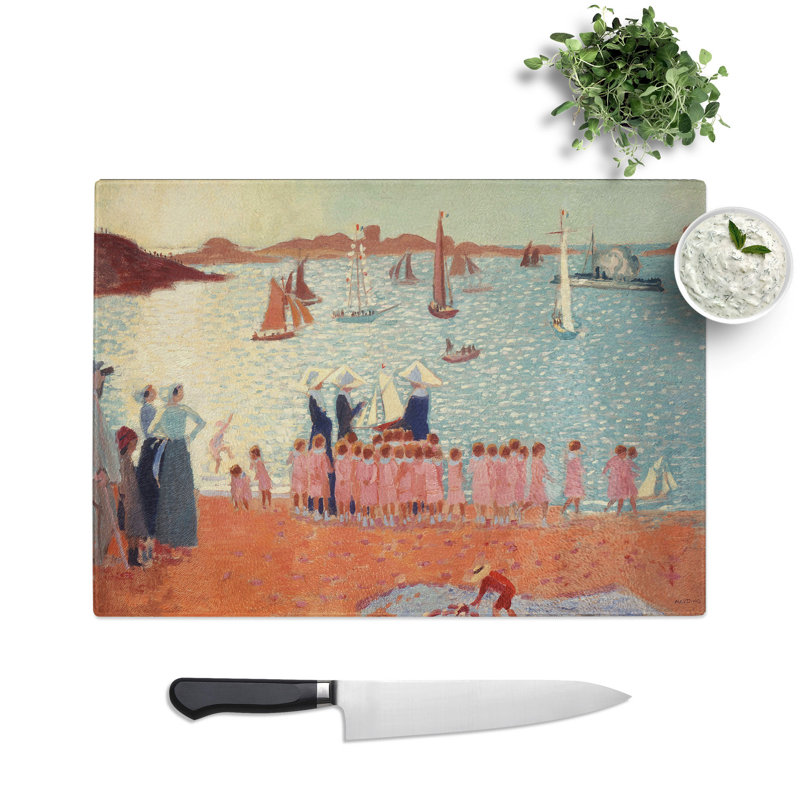 Regatta by Maurice Denis Chopping Board, 0.4cm H x 28.5cm W x 39cm L
