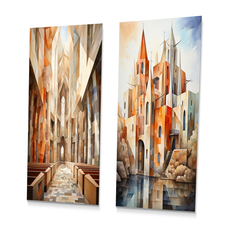 Cubist Chapel, H 28 po x l 24 po