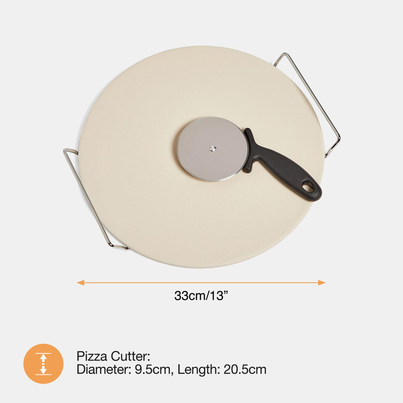 Symple Stuff Conley Ceramic 35cm Pizza Stone