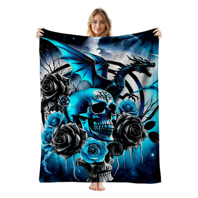 Couverture simple en flanelle JYK Halloween